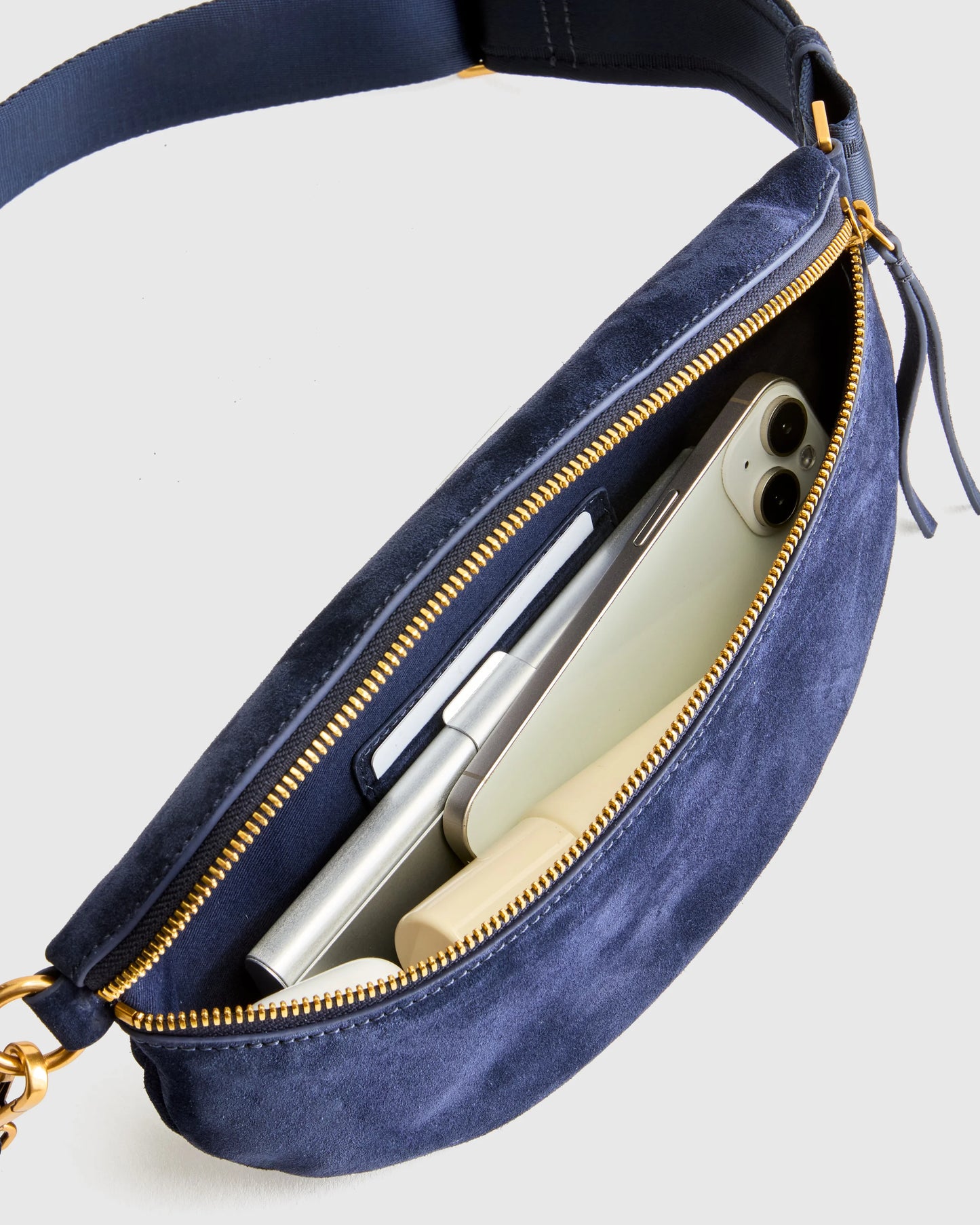 Quinn Suede Sling Bag - One Size / Whiskey