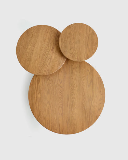 Solid Oak Accent Table - 36" Coffee Table / Natural