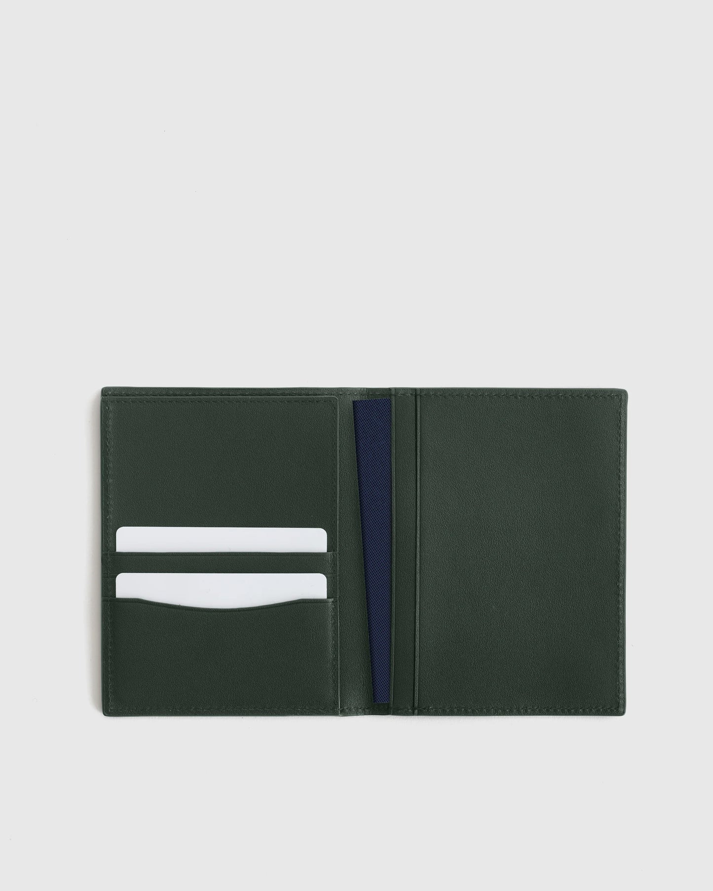 Nappa Leather RFID Blocking Passport Holder - One Size / Cherry Red