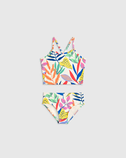 Tankini Swimsuit - 6 / Soft Ditsy Floral