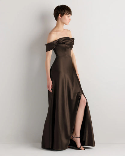Aurora Stretch Satin Convertible Dress - 0 / Garden Sage Green