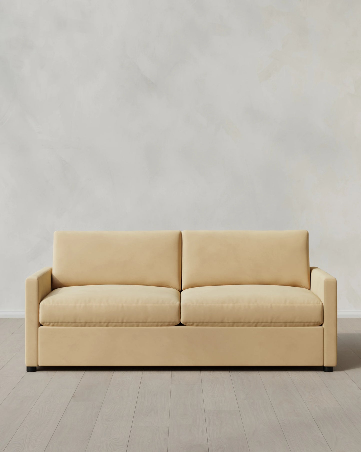 Brennan Sofa in Performance Velvet - 7ft / Taupe