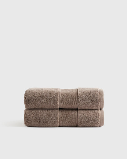 Classic Organic Turkish Cotton Hand Towel (Set of 2) - One Size / White