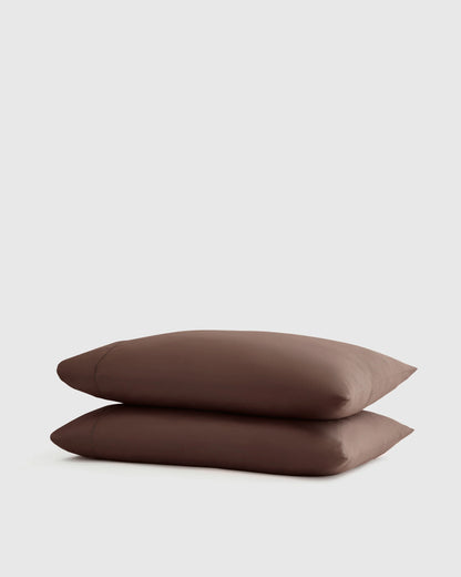 Signature Giza Cotton Sateen Pillowcase Set - Standard / White