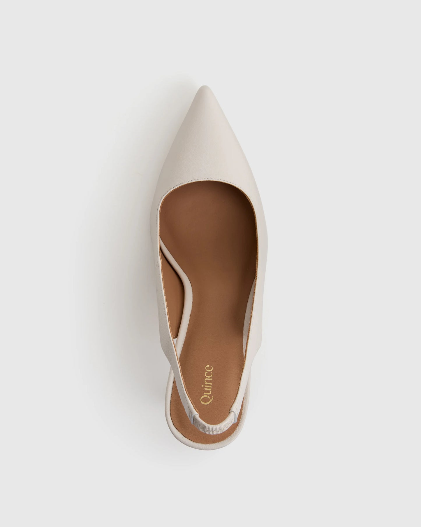 Italian Leather Slingback 75mm Heel - 5 / Black