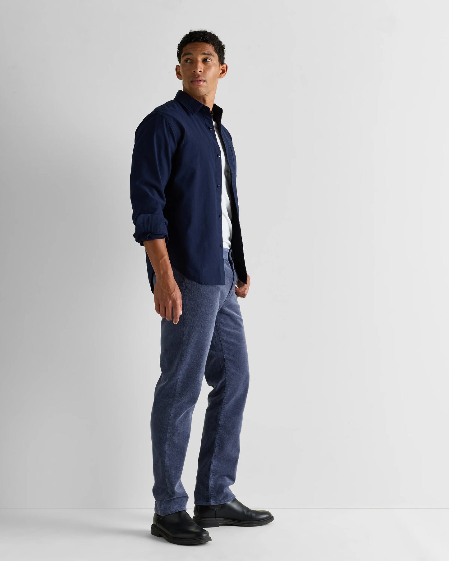 Organic Stretch Corduroy 5-Pocket Pants - 30X30 / Espresso
