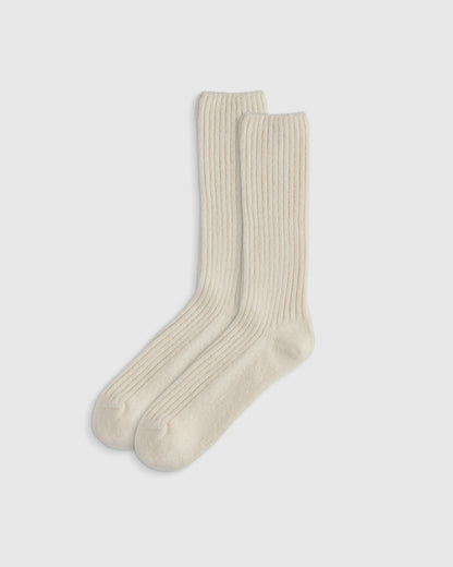 Cashmere Trouser Sock - XS/S / Ivory