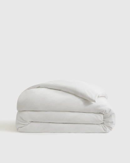 Organic Jersey Duvet Cover - Twin / Light Blue