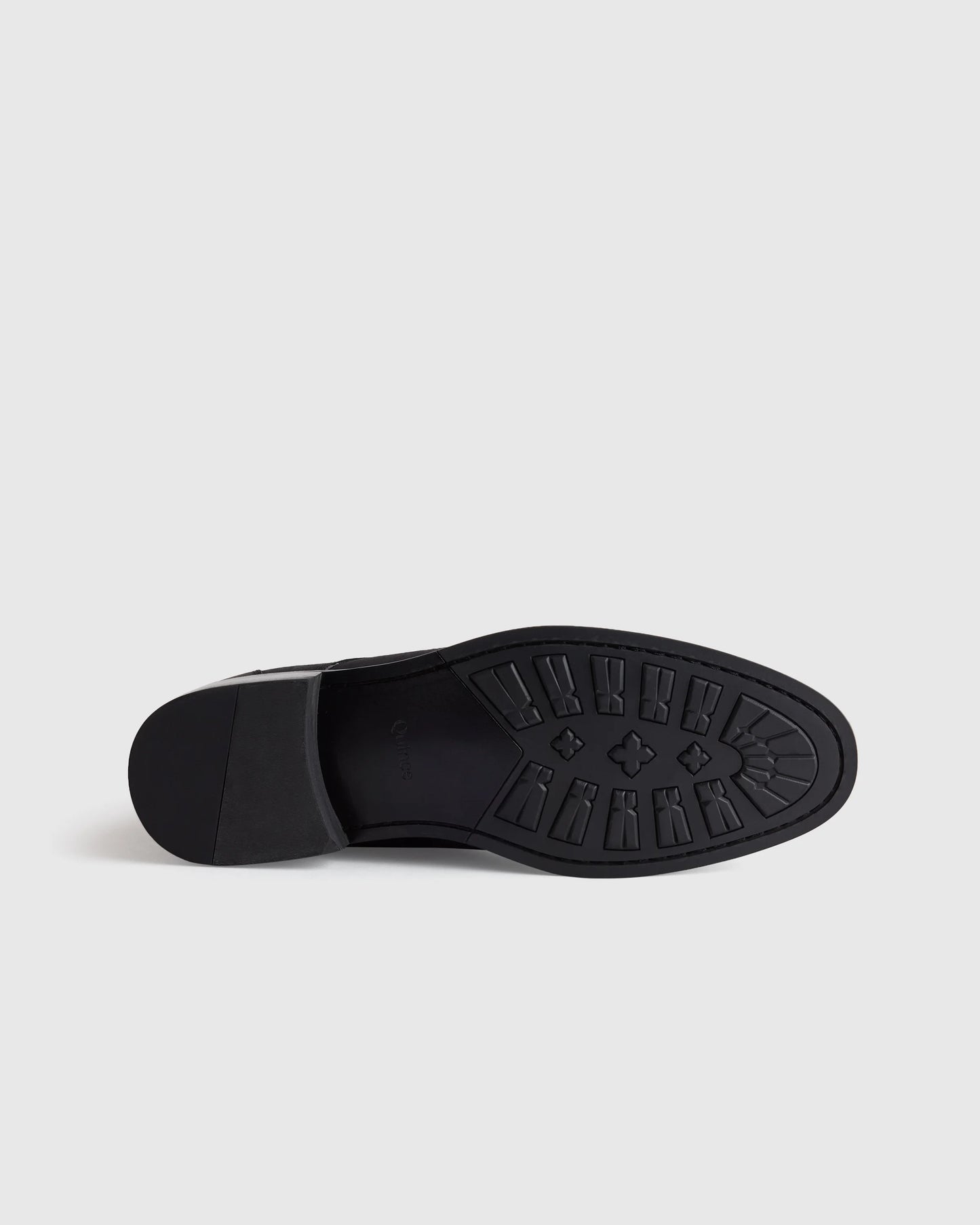 Crafted Leather Cap Toe Lace Up Boot - 7 / Matte Black