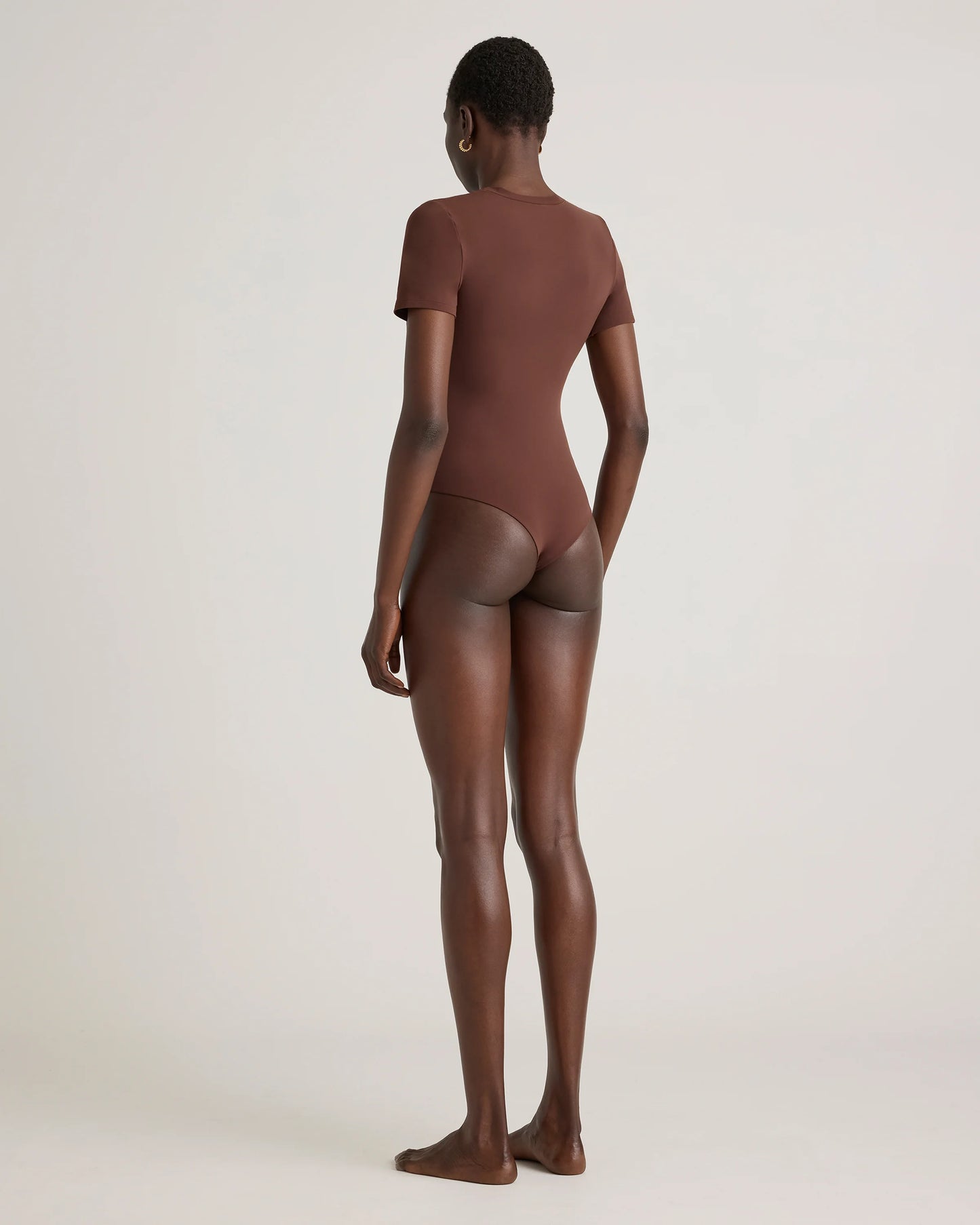 Second Skin T-Shirt Bodysuit - XS / Sand