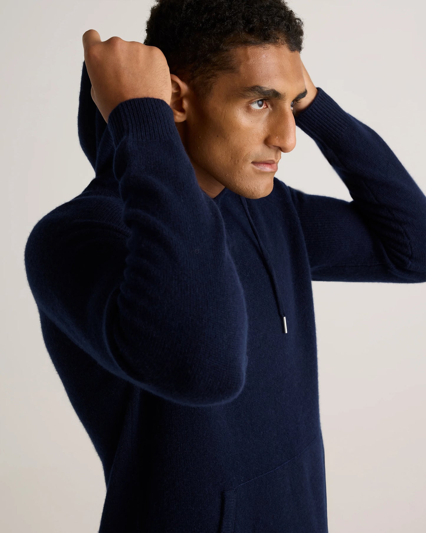 Mongolian Cashmere Pullover Hoodie - XS / Sea Spray Green