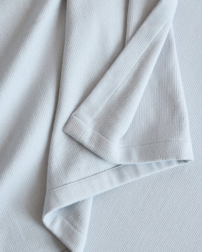 Luxury Organic Cotton Bed Blanket - Twin / White