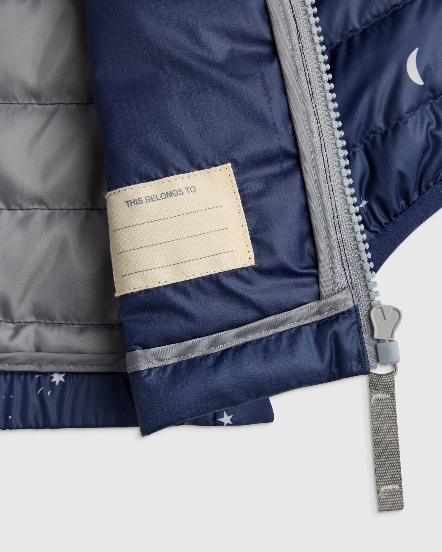 Lightweight Down Hooded Puffer Jacket - 12-18M / Blue Moon
