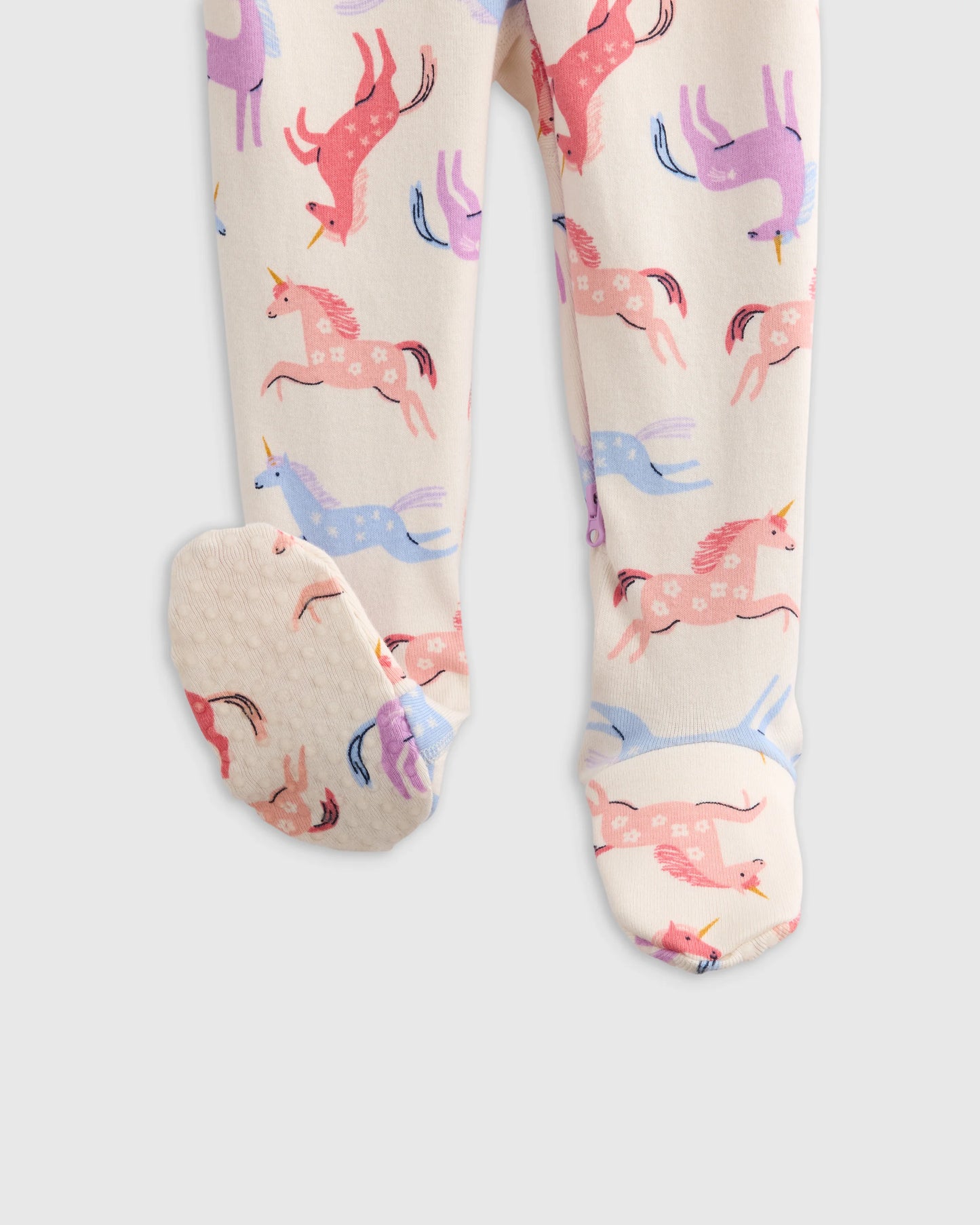 100% Organic Cotton Footie Pajama - 0-3M / Vehicles