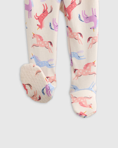 100% Organic Cotton Footie Pajama - 0-3M / Vehicles