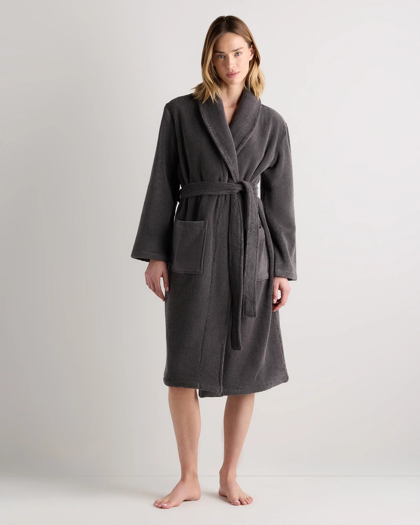 Turkish Cotton Terry Robe - XS / White