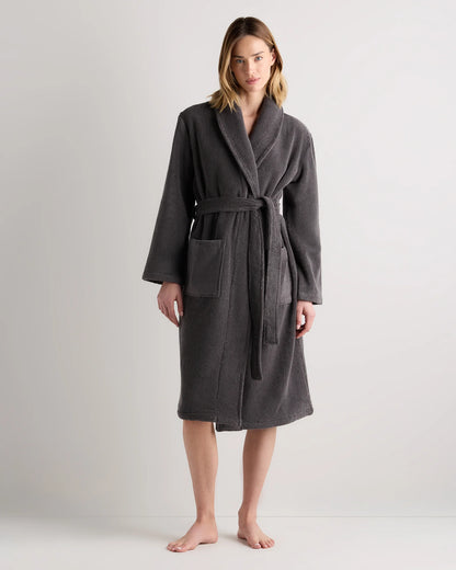 Turkish Cotton Terry Robe - XS / White