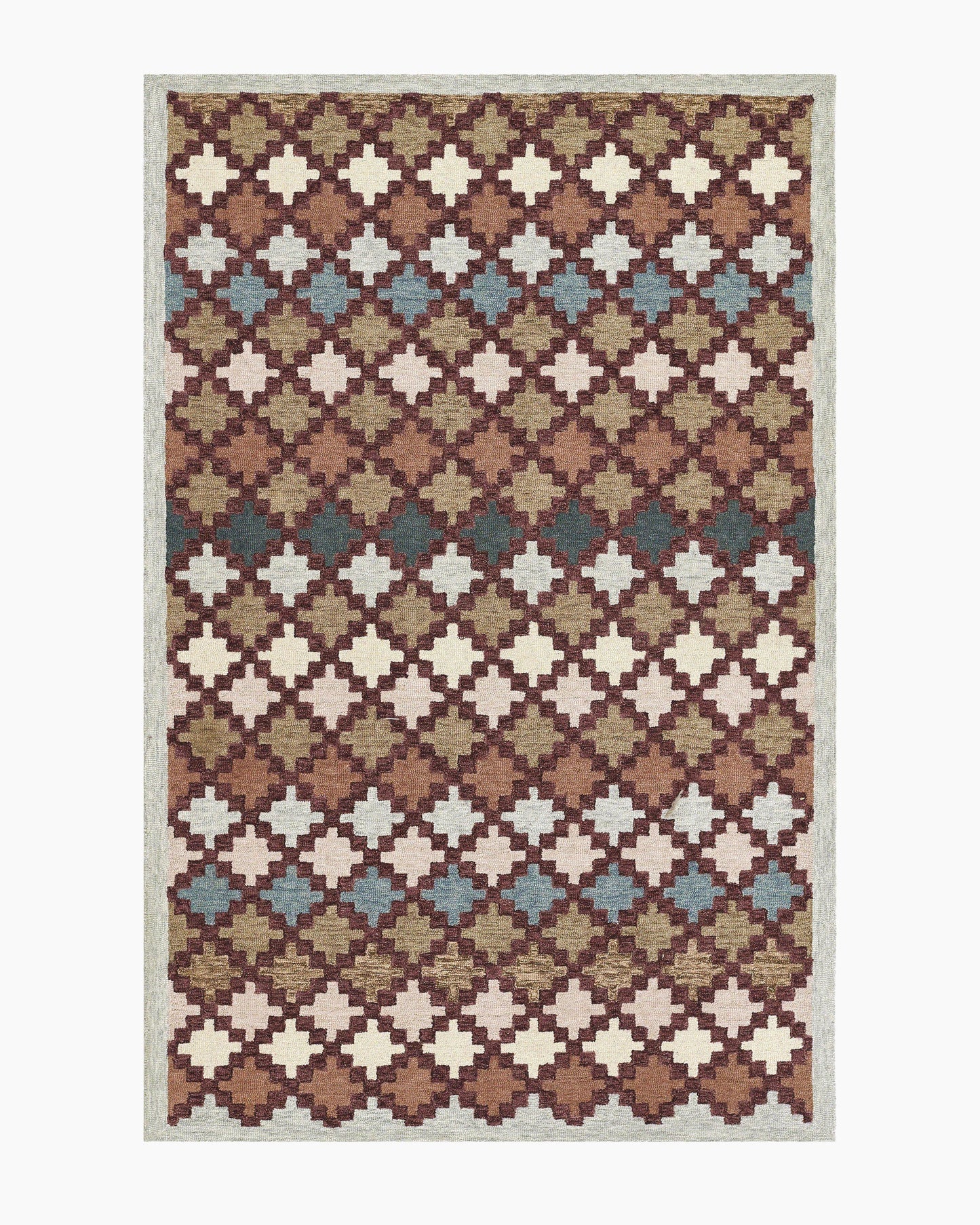 Leah Hand-Tufted Wool Rug - 5' x 8' / Multi