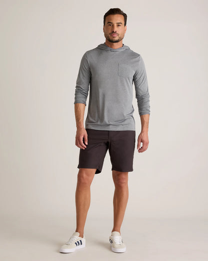 Organic Stretch Ripstop Shorts - 10" - S / Morel Grey