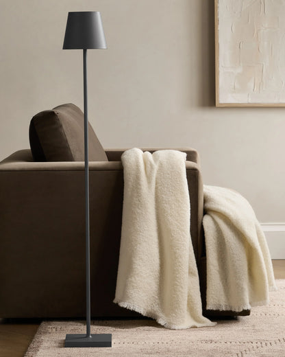 Poldina Pro Rechargeable Floor Lamp by Zafferano - One Size / White