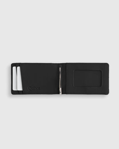 Italian Leather Money-Clip Wallet - One Size / Chocolate Brown