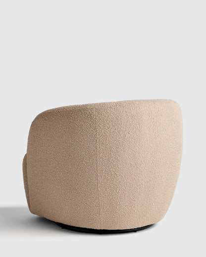 Performance Boucle Swivel Chair - One Size / Mocha Fog
