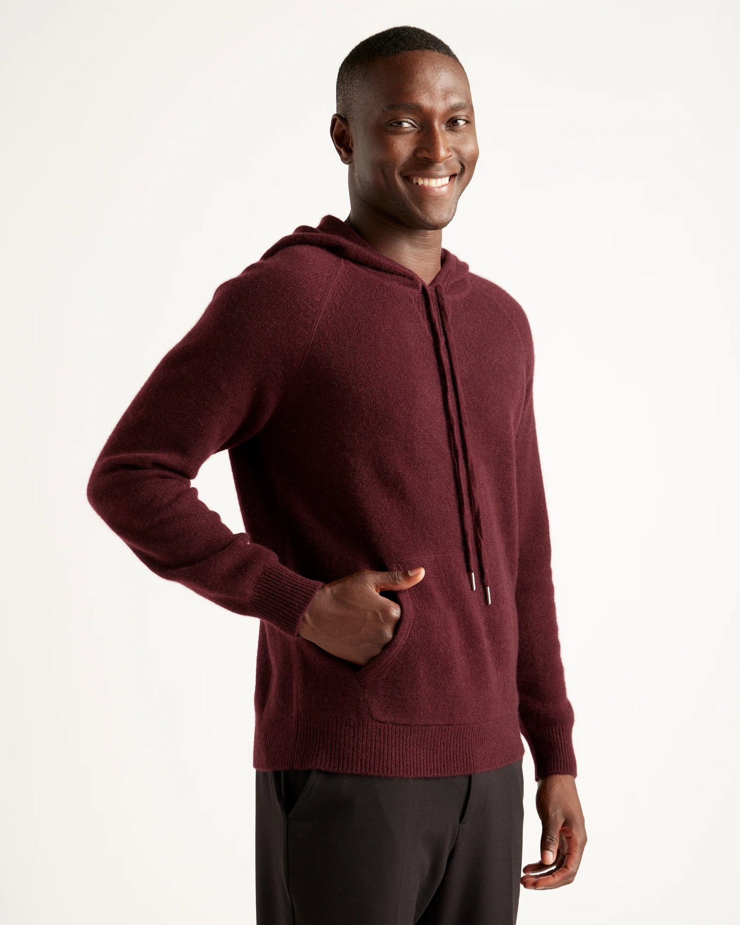 Mongolian Cashmere Pullover Hoodie - XS / Sea Spray Green