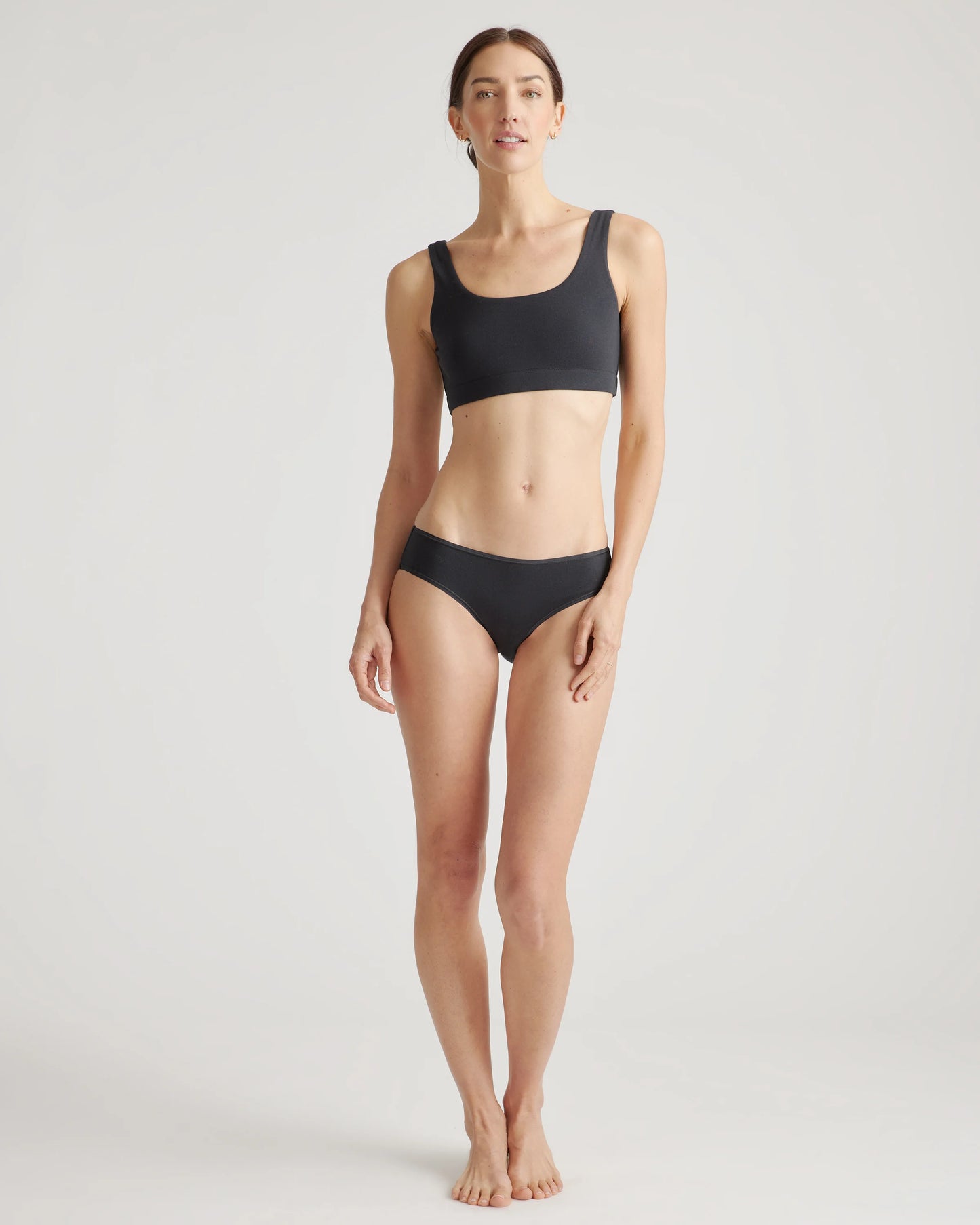 Organic Cotton Hipster (6-pack) - XS / Black