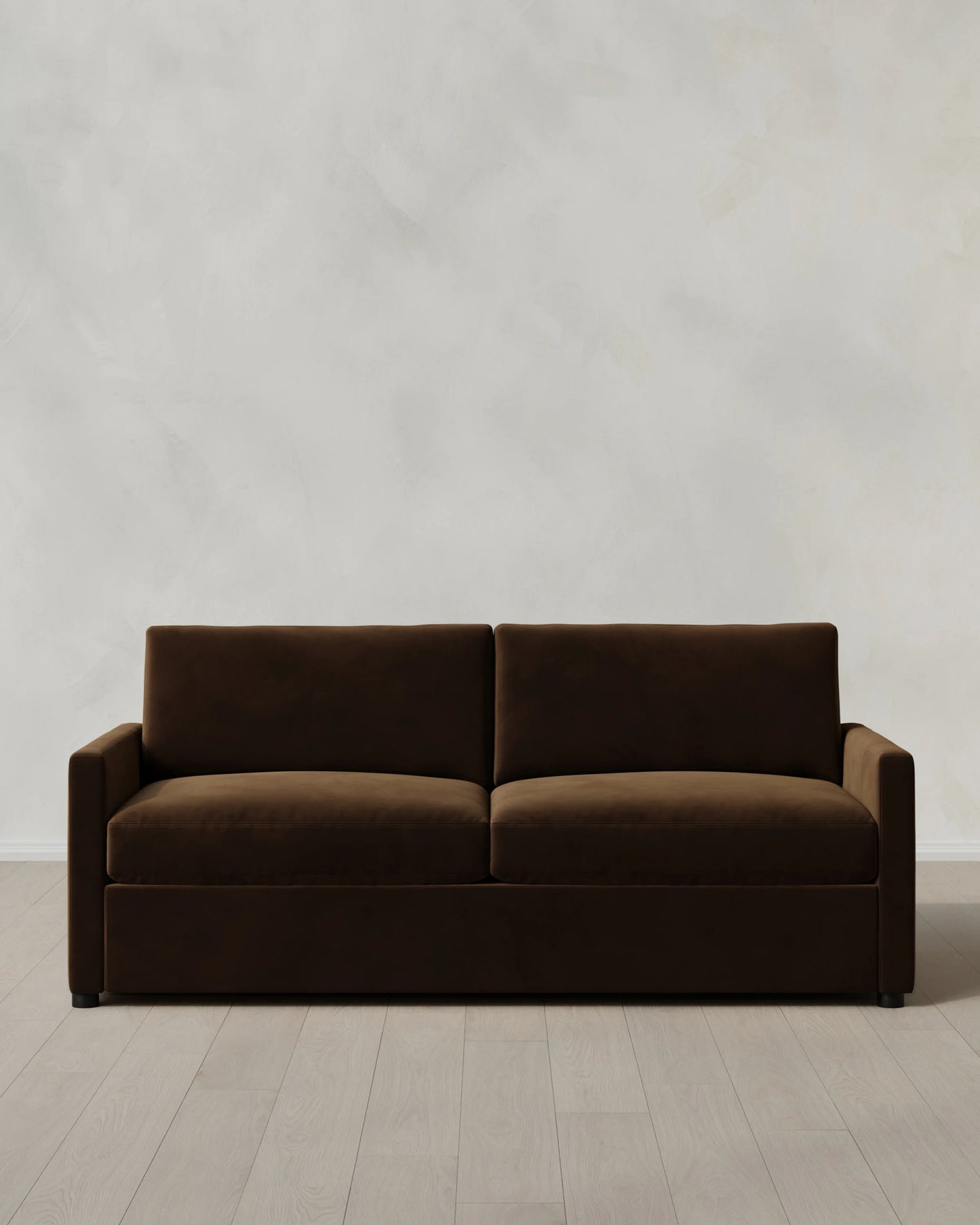 Brennan Sofa in Performance Velvet - 7ft / Taupe