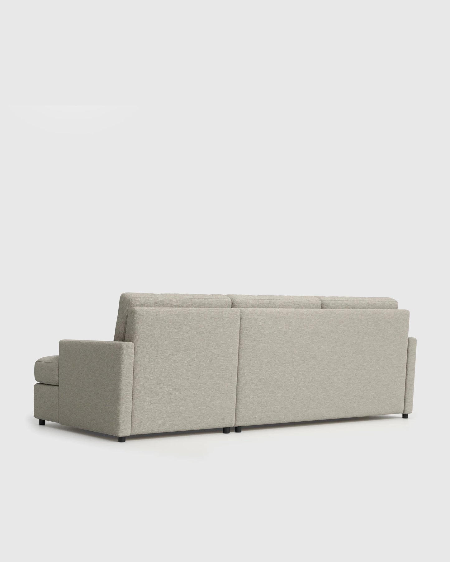 Brennan Chaise Sectional in Performance Basketweave - Right Arm / Flax
