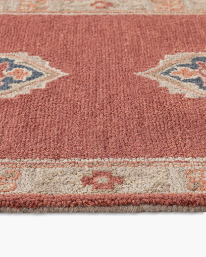 Lilia Wool Rug - 3' x 5' / Red