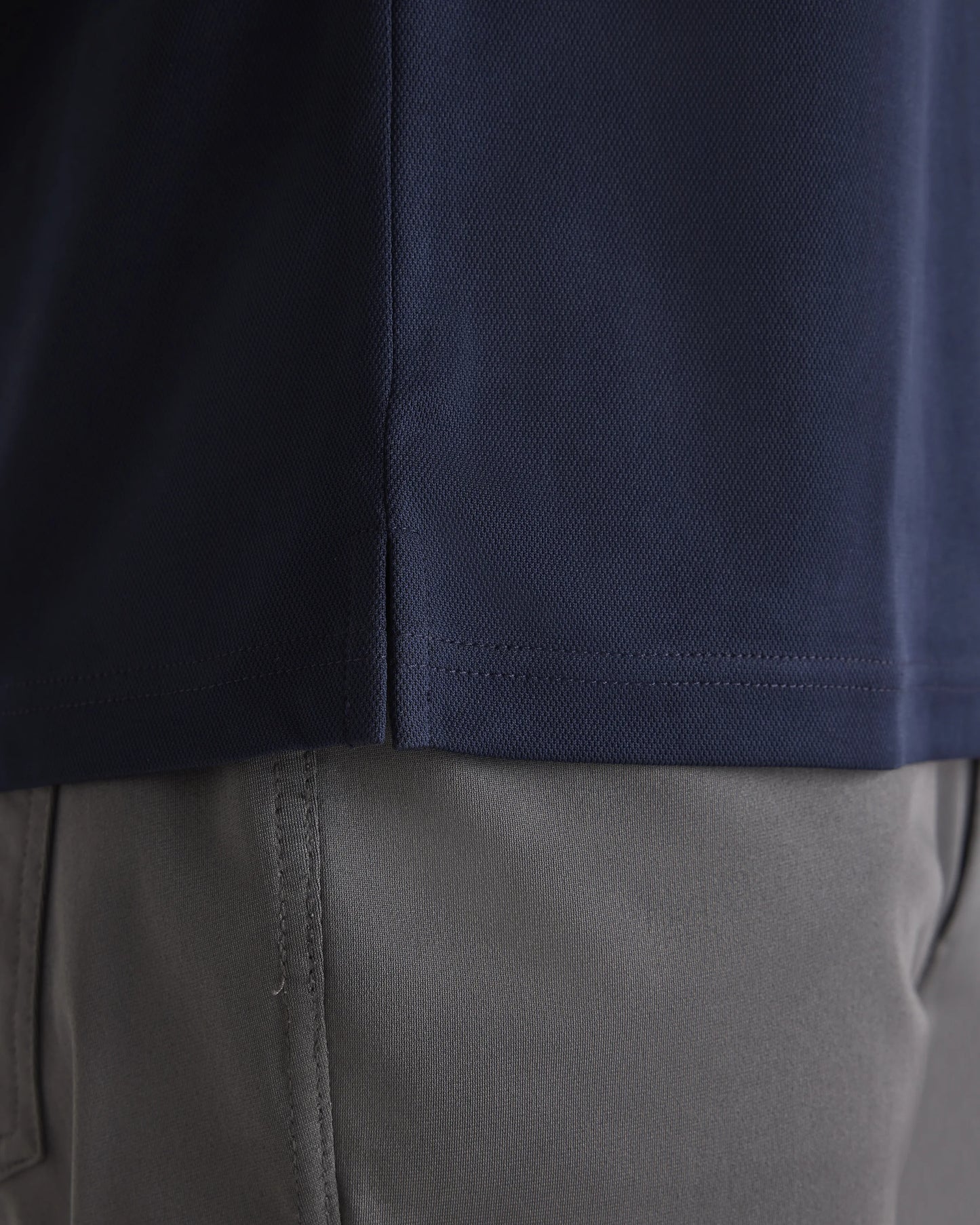 Commuter Stretch Pique Polo - S / Dark Coal