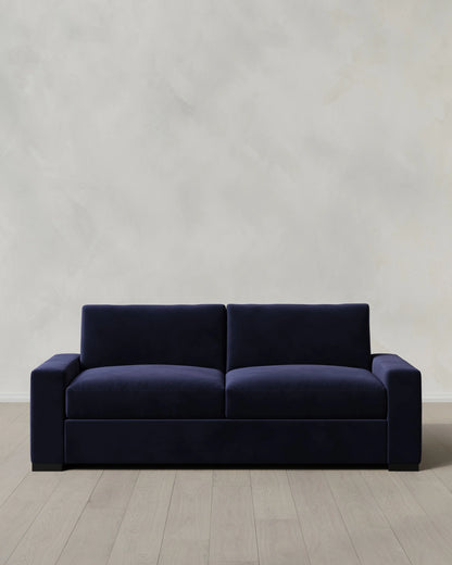 Stillman Sleeper Sofa in Performance Velvet - Queen / Java
