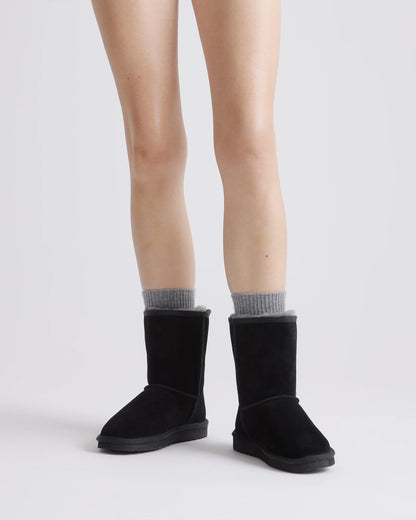 Australian Shearling Mid-Calf Boot - 6 / True Black