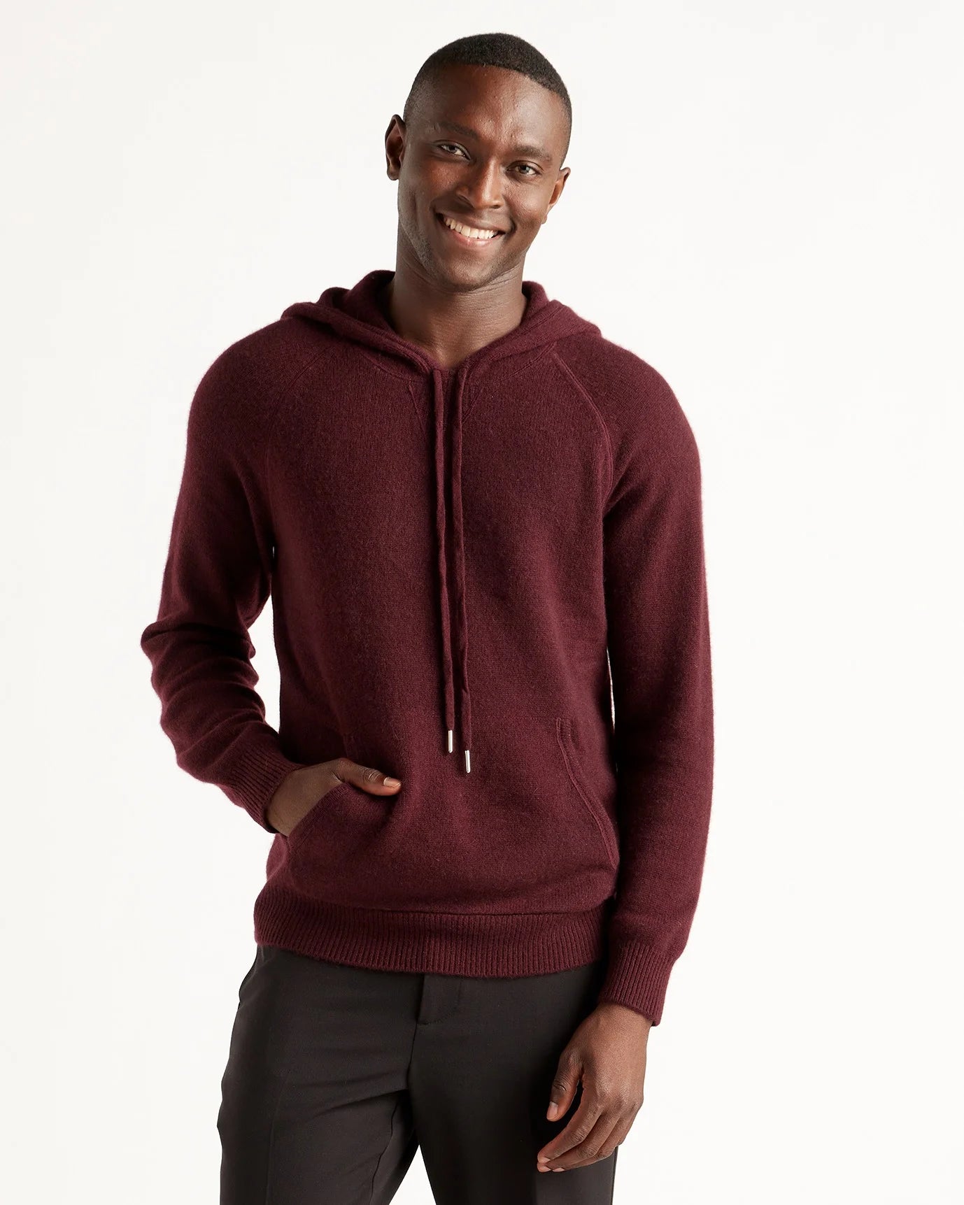Mongolian Cashmere Pullover Hoodie - XS / Sea Spray Green