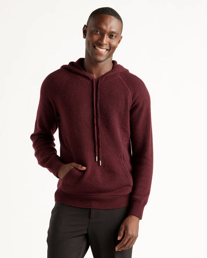 Mongolian Cashmere Pullover Hoodie - XS / Sea Spray Green