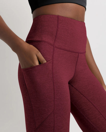 Ultra-Soft High-Rise Pocket Legging - XS / Heather Espresso