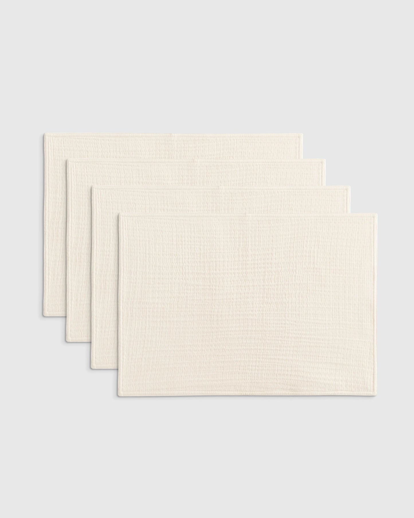 Organic Cotton Gauze Placemats - One Size / Chocolate