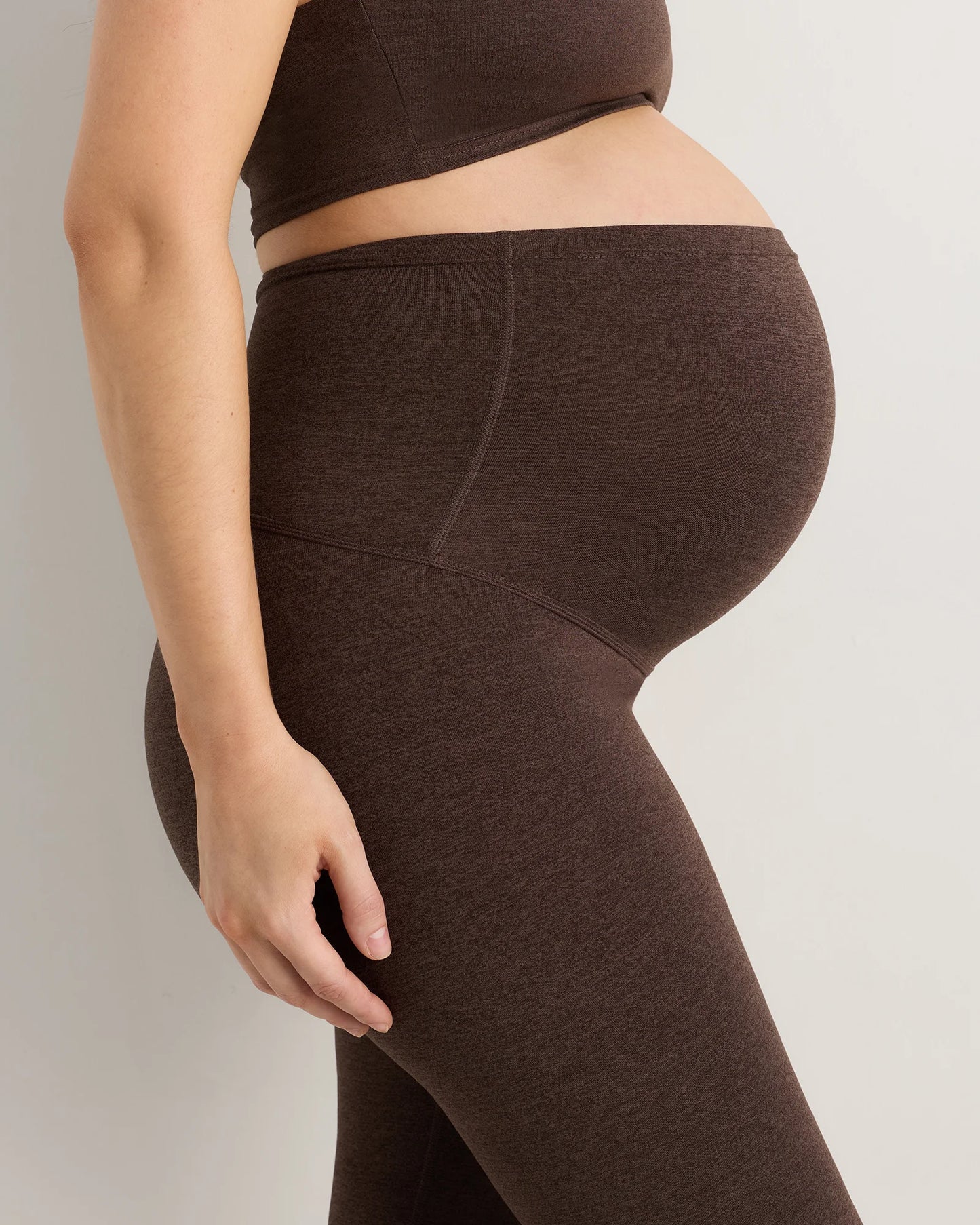 Ultra-Soft Maternity Legging - XS / Heather Black