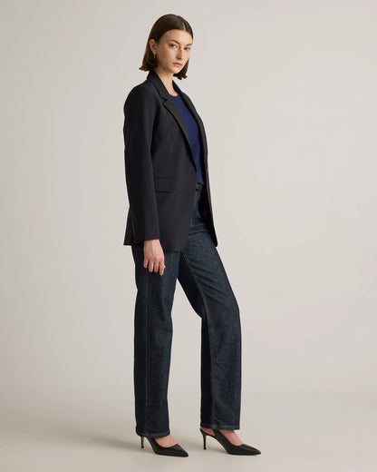 Italian Wool Long Blazer - XS / Sahara Camel