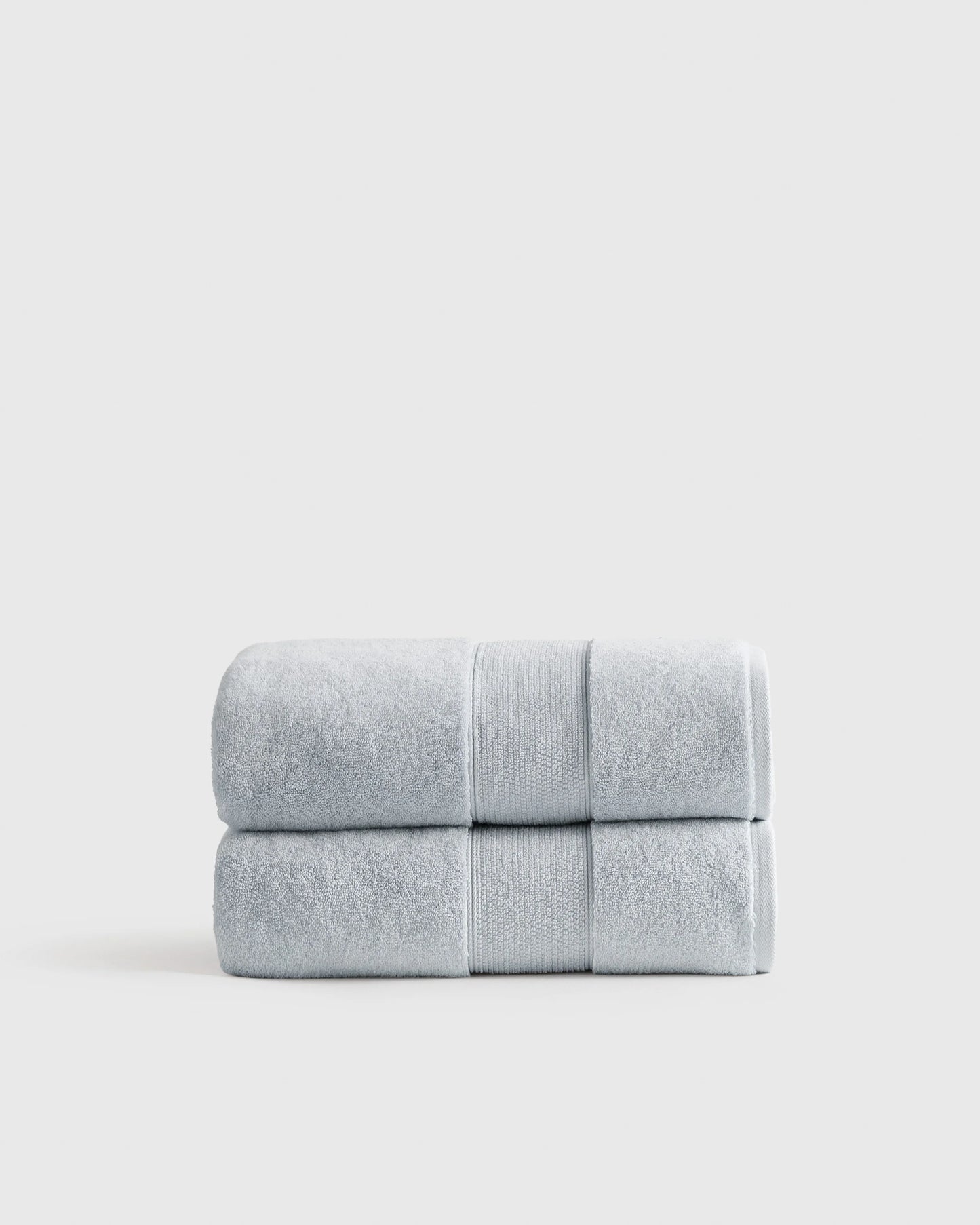 Classic Organic Turkish Cotton Bath Towel (Set of 2) - One Size / White