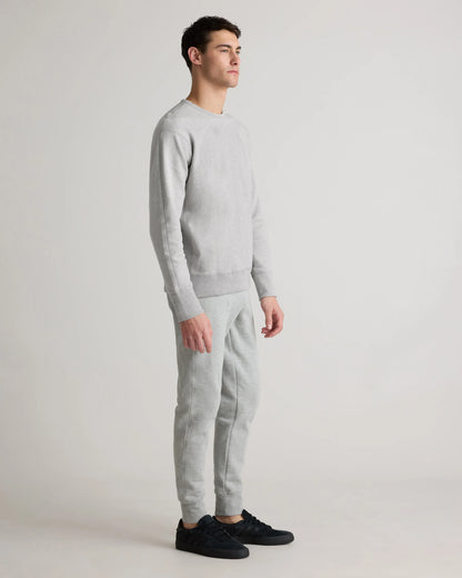 Organic Midweight French Terry Crewneck - S / Deep Navy