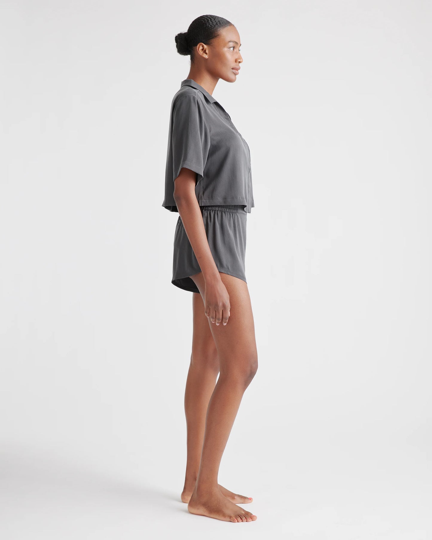 100% Washable Silk Pajama Shorts - XS / Toasted Almond
