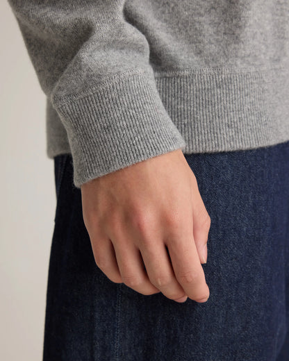 Mongolian Cashmere Sweatshirt - S / Black