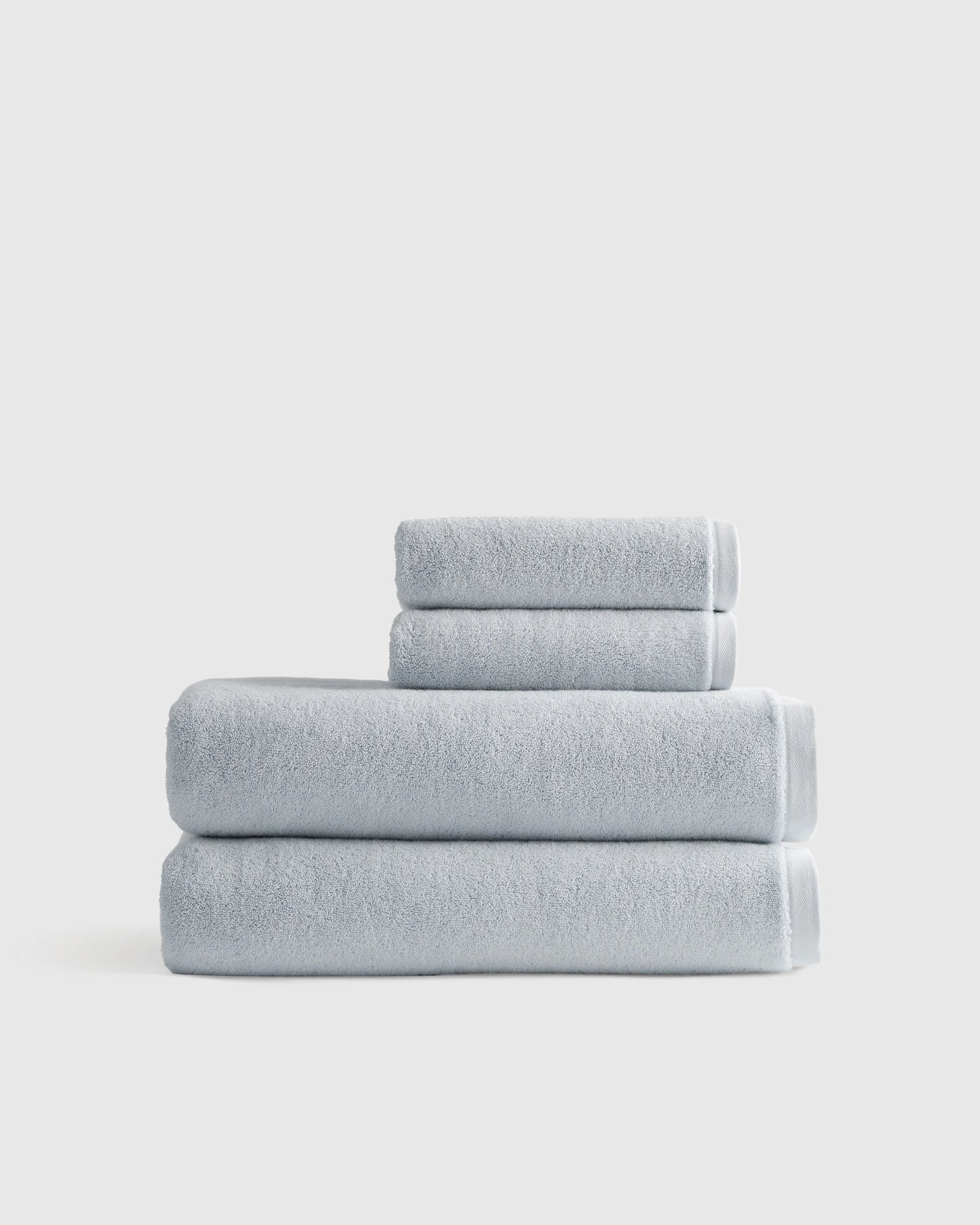 Plush Organic Turkish Cotton Bath Sheet Bundle (4 pieces) - One Size / White