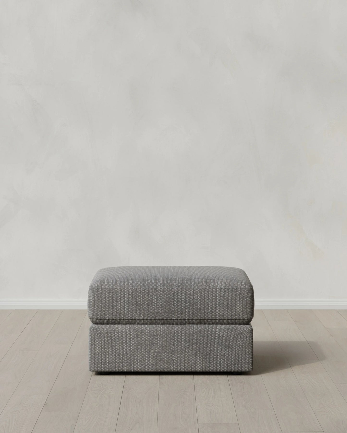 Ashford Deep Seat Ottoman in Performance Chenille Linen Blend - One Size / Sorrell