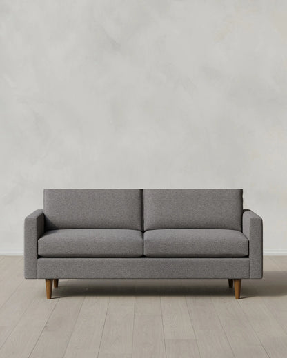 Atlas Midcentury Sofa in Performance Basketweave - 6ft / Navy