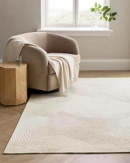 Windsor Hand-Loomed Wool Rug - 5' x 8' / Mushroom