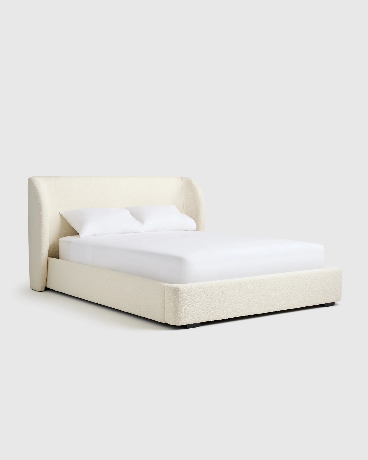 Performance Boucle Shelter Bed - Queen / Ivory