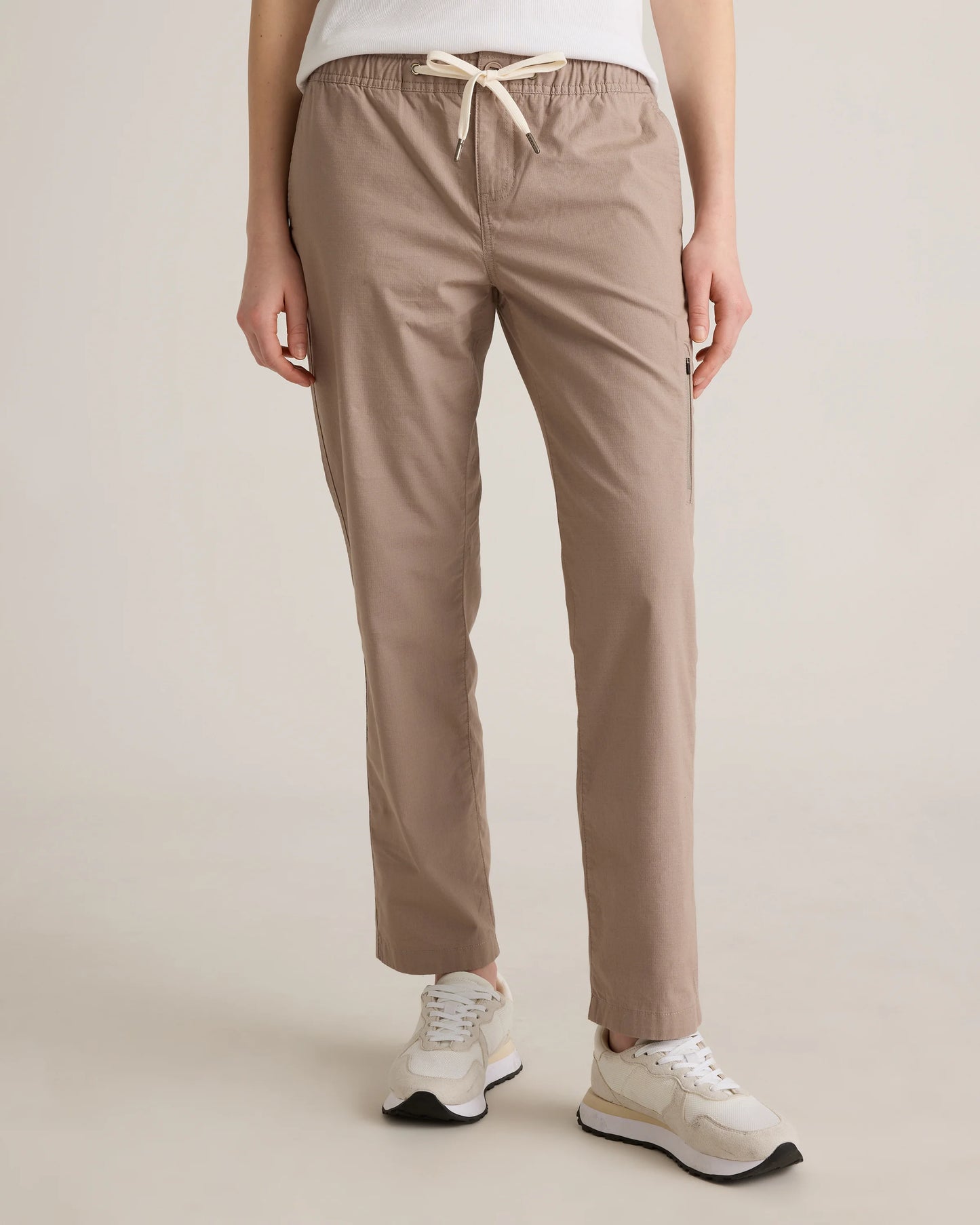 Organic Stretch Ripstop Straight Pants - XS / Steel
